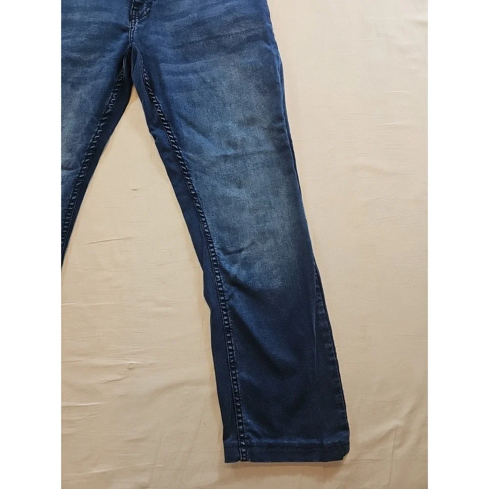 Marc Ecko Mens Cut & Sew Blue Denim Jeans Tag 34x30(inseam 27)